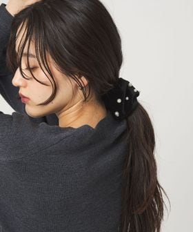 green label relaxing/【WEB限定】起毛 ヘアカフ（フェイクパール）/ヘアアクセサリー