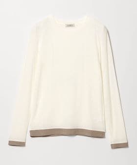 green label relaxing/ベアテン フェイクレイヤード クルーネック プルオーバー/Tシャツ / カットソー