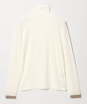 green label relaxing/ベアテン フェイクレイヤード タートルネック プルオーバー/Tシャツ / カットソー