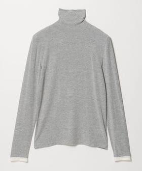 green label relaxing/ベアテン フェイクレイヤード タートルネック プルオーバー/Tシャツ / カットソー