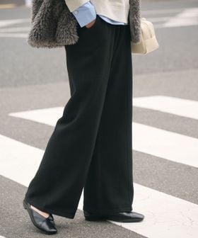 green label relaxing/【WEB限定】＜at ease＞ニット パンツ ウォッシャブル/イージーパンツ