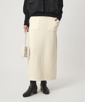 green label relaxing/【WEB限定】＜at ease＞ニット タイト スカート ウォッシャブル/ミモレ / ロング