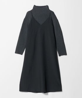 green label relaxing/タートルネック ニット × キャミソールワンピース セット/キャミソールワンピース