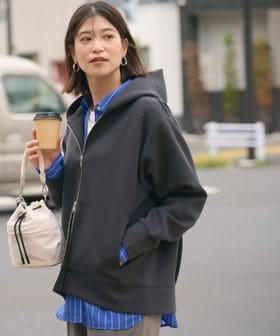 green label relaxing/【WEB限定】＜at ease＞ダンボール ジップ フーディ―/スウェット / パーカー