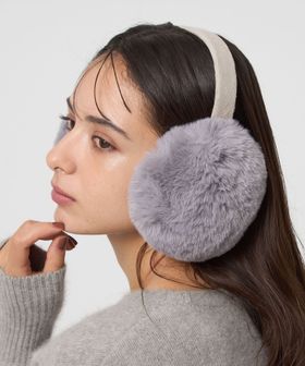 green label relaxing/フェイクファー イヤマフ / イヤーマフ/ハット