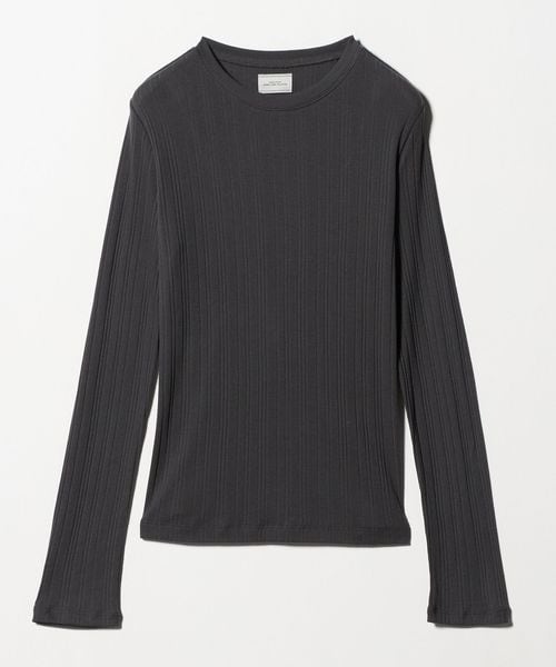 green label relaxing/【WEB限定】＜at ease＞シアー リブ カットソー/Tシャツ / カットソー