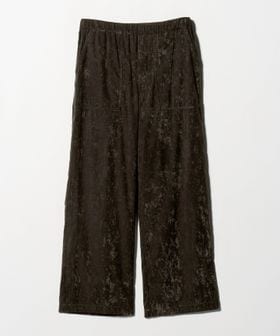 green label relaxing/フィブリルサテン パンツ/イージーパンツ