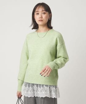 green label relaxing/ニット × レース キャミソール プルオーバー セット/ニット / セーター