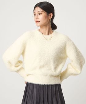 green label relaxing/【WEB限定】＜at ease＞フェザーヤーン プルオーバー ニット/ニット / セーター