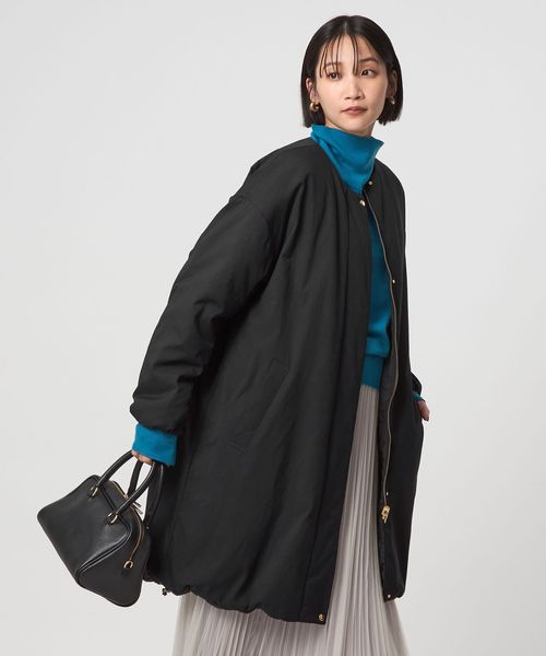 green label relaxing/パフィー リバーシブル コート 撥水 ウォッシャブル/中綿 / キルティングジャケット