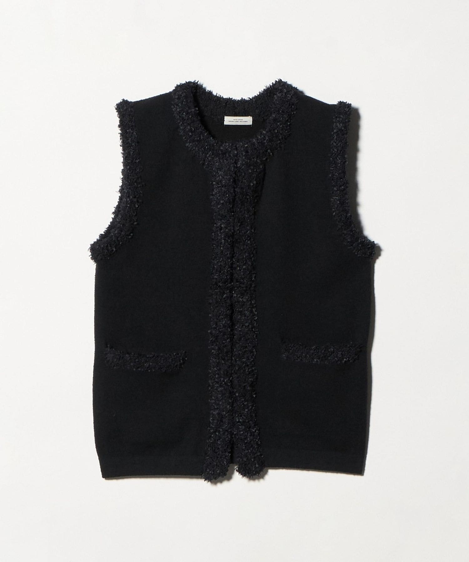 ブークレ×フリンジ ベスト ウォッシャブル