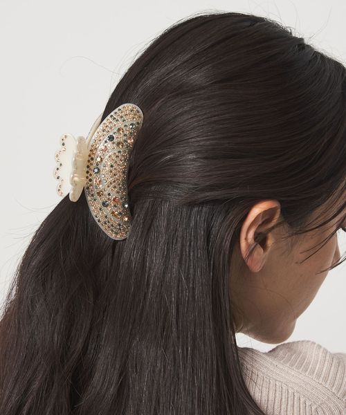 SUI AVA/＜SUI AVA＞ヘアクリップ M（ストーン）/ヘアアクセサリー