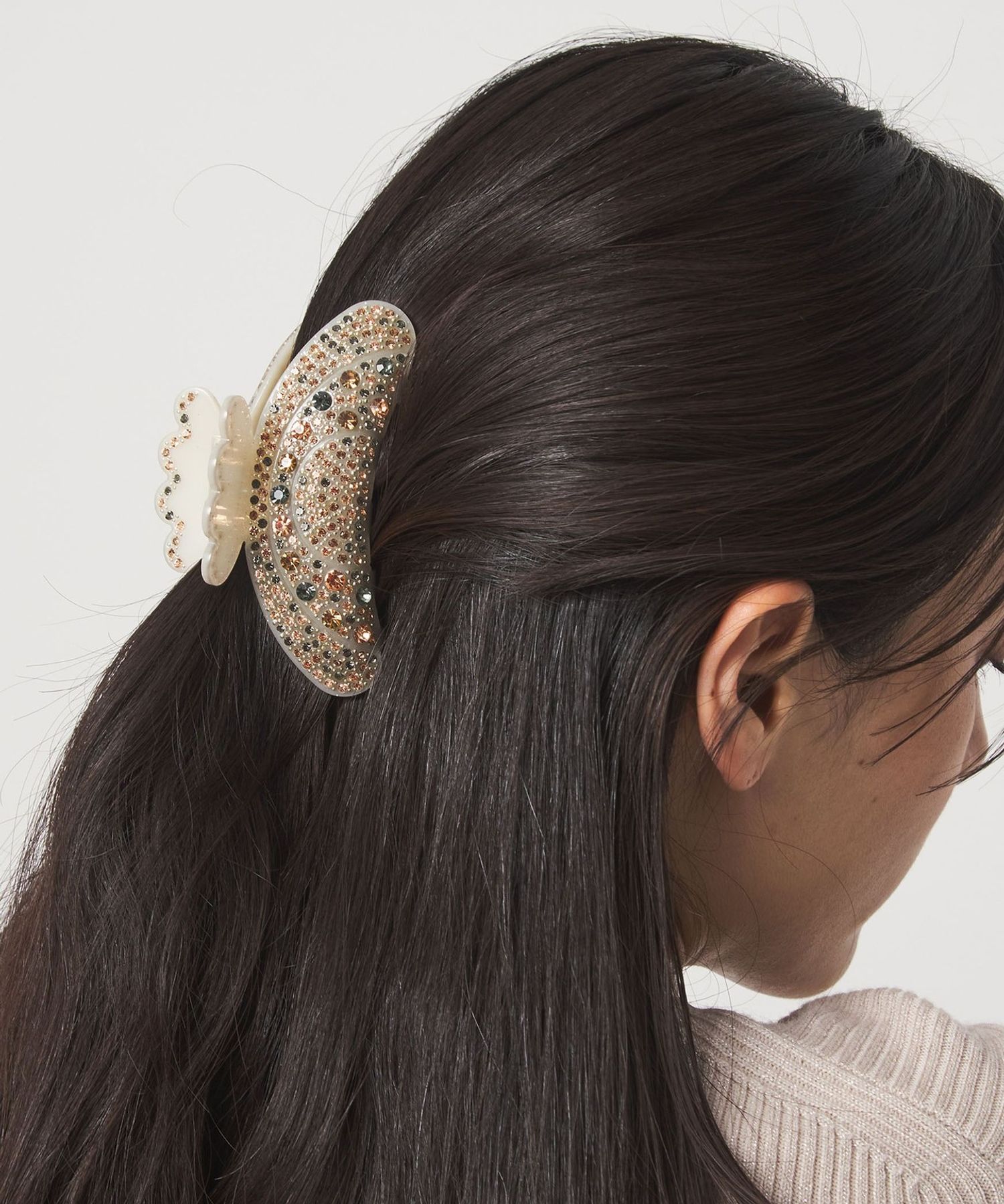 SUI AVA＞ヘアクリップ M（ストーン）