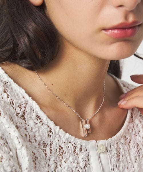 anisotea/＜anisotea＞APrl バー ネックレス/ネックレス