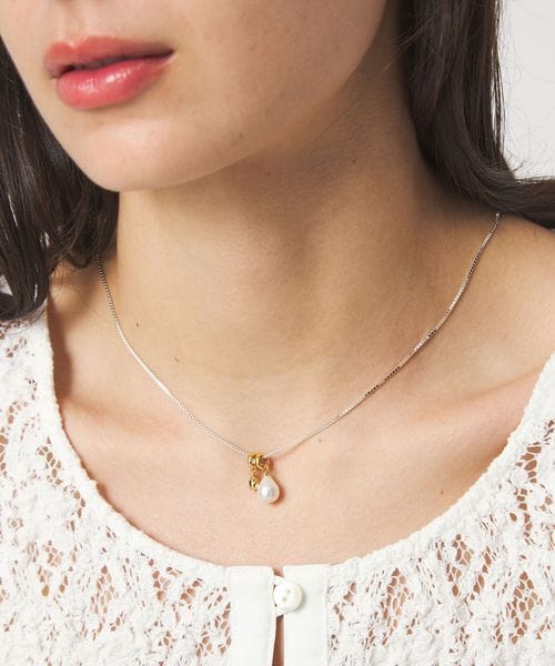 anisotea/＜anisotea＞APrl  2パーツ ネックレス/ネックレス