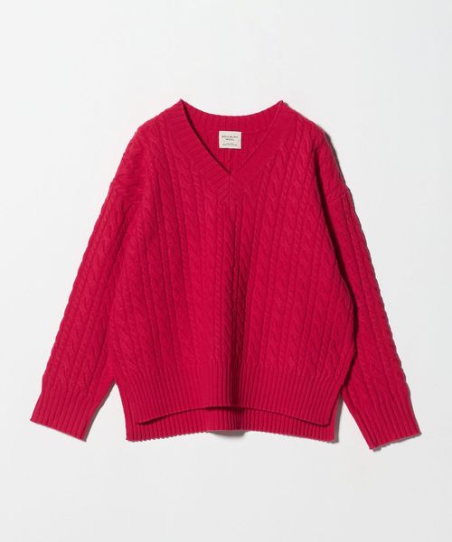 green label relaxing/ゴールバーン Vネック ニット プルオーバー/ニット / セーター