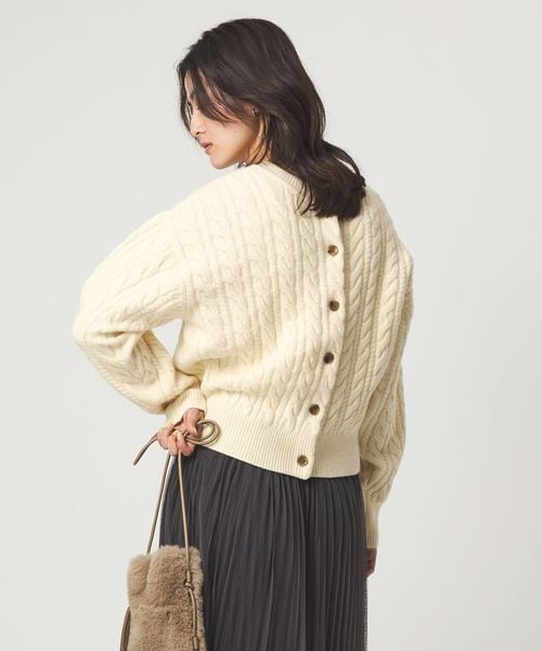 green label relaxing/ゴールバーン 2WAY ニット カーディガン/カーディガン / ボレロ