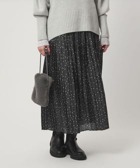 green label relaxing/シャイニー プリーツ スカート/ミモレ / ロング