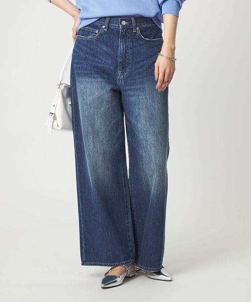 green label relaxing/［size SHORT/TALLあり］ワイド デニム パンツ/デニムパンツ