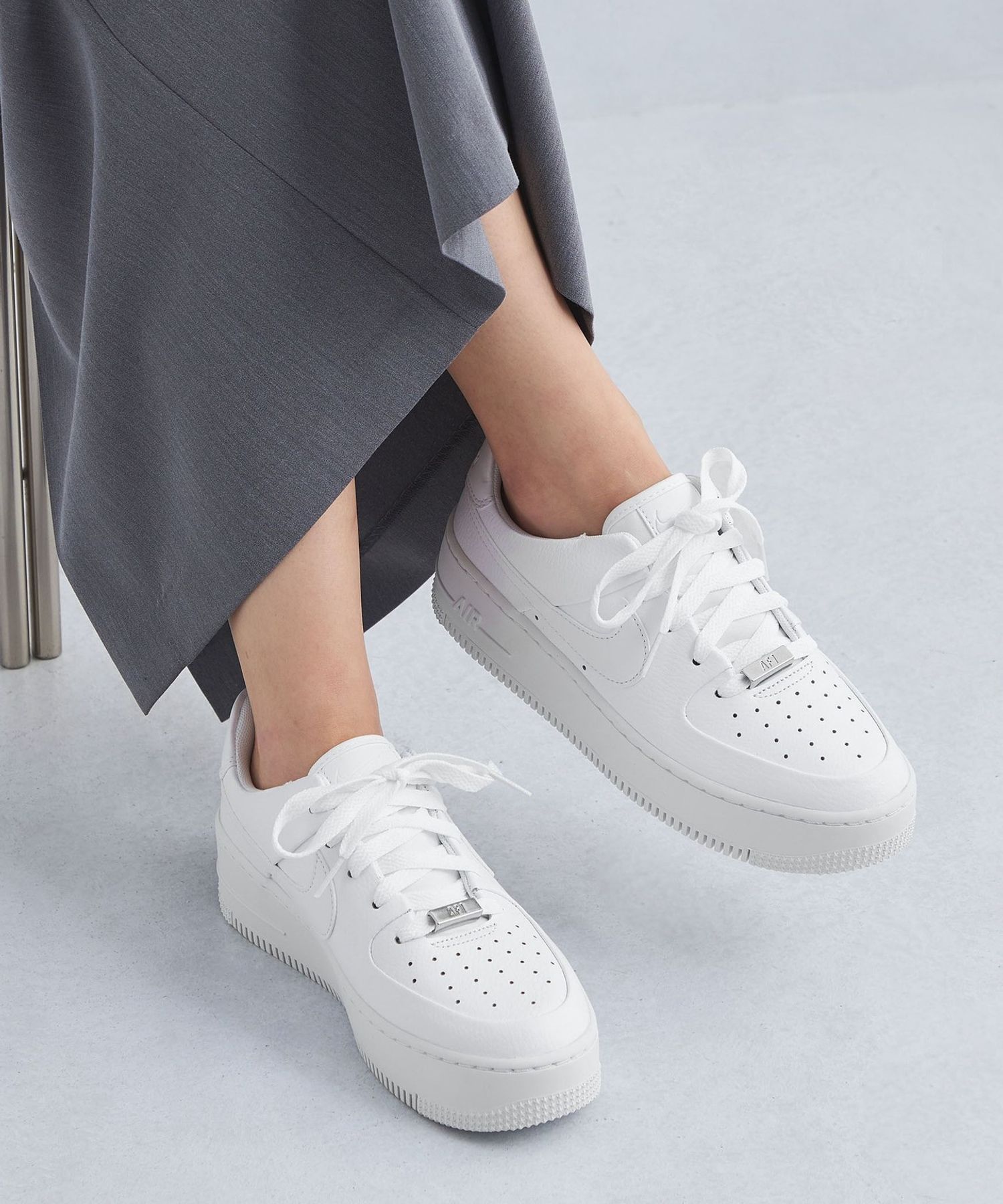 NIKE AIR FORCE 1 ナイキ エア フォース 1 セージ ロー ナイキ NIKE W AF1 SAGE LOW （WHITE） -靴＆ファッション通販