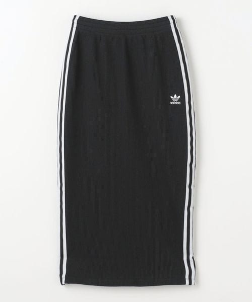 最終値下げ♡大人気♡adidas♡ニットスカート　3本ライン　黒 最終値下げ♡大人気♡adidas♡ニットスカート 3本ライン 黒新しい