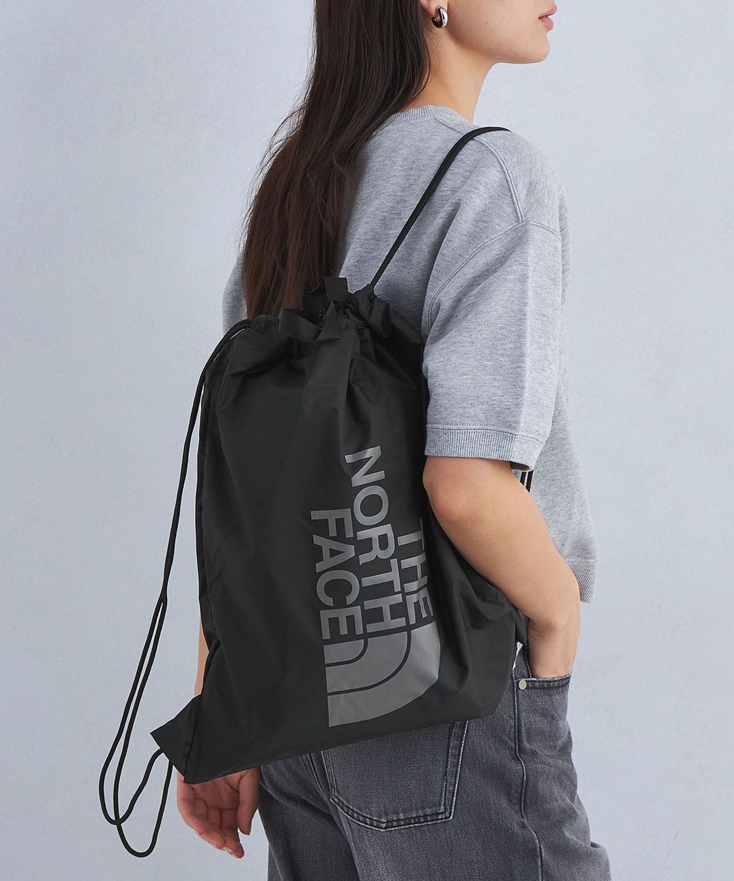 THE NORTH FACE ブラック リュック・バックパック THE NORTH FACE＞ピーエフ サックパック（13L）