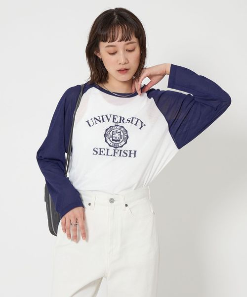 green label relaxing/ベースボール ロング Tシャツ/Tシャツ / カットソー
