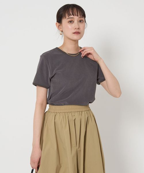 green label relaxing/ドライパイル リンガー Tシャツ/Tシャツ / カットソー