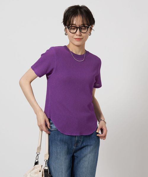 green label relaxing/シアー サーマル プルオーバー カットソー/Tシャツ / カットソー