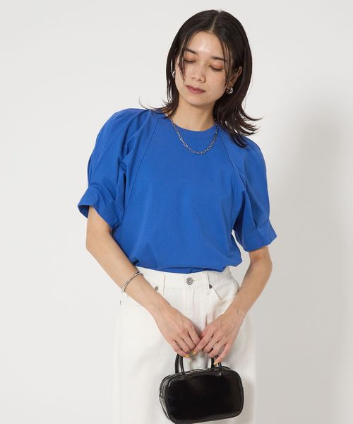 green label relaxing/フォルムスリーブ プルオーバー カットソー/Tシャツ / カットソー