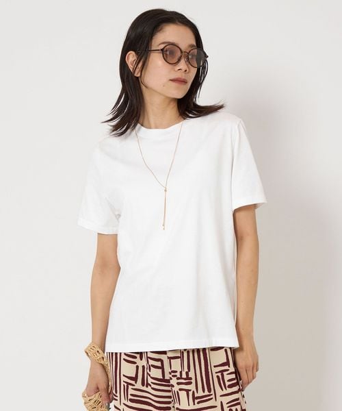 green label relaxing/＜SEASONAL COLLECTION＞LOTUS クルーネック Tシャツ/Tシャツ / カットソー