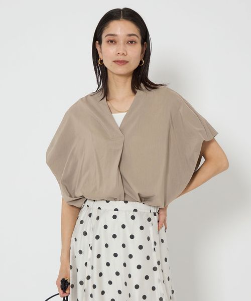 green label relaxing/ショルダータック スキッパー ブラウス/シャツ / ブラウス