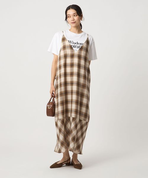 クラネ シアーチェックキャミワンピース SALE】シアーチェックキャミワンピース – BLUE ONLINE