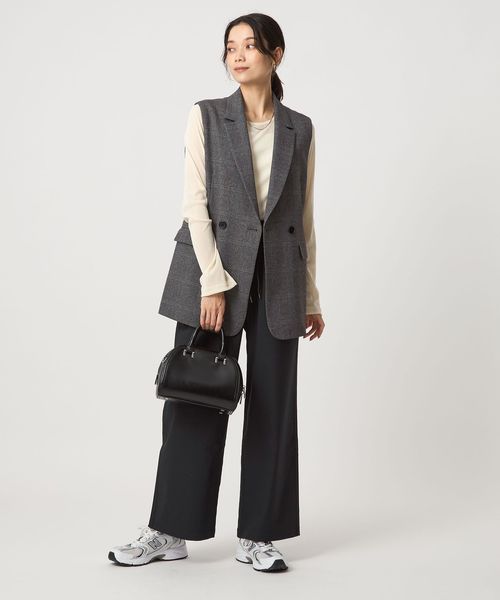 UNITED ARROWS ミックスツイードライク ジレ size SHORTあり］ミックスツイードライク ジレ