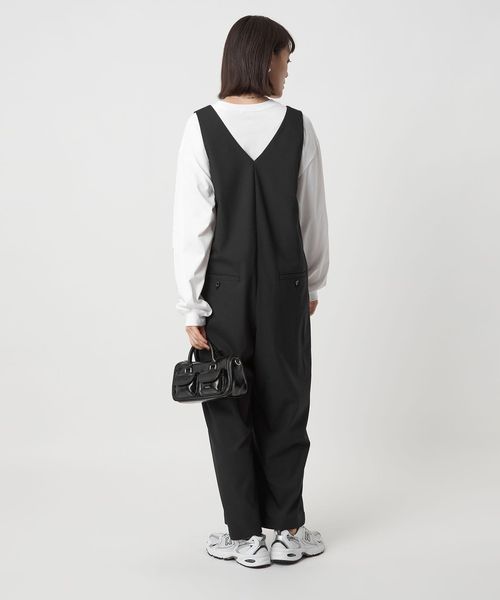 WR-オールインワン M1 グリーン/ブラック size SHORT/TALLあり］オルマイ ツイル サロペット