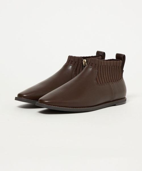 green label relaxing ストレッチ ショートブーツ ストレッチ ショートブーツ（3cmヒール）撥水