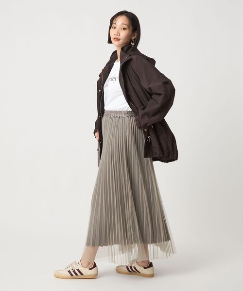 グリーンレーベルリラクシング　2WAY チュール プリーツ スカート green label relaxing（グリーンレーベルリラクシング）の
