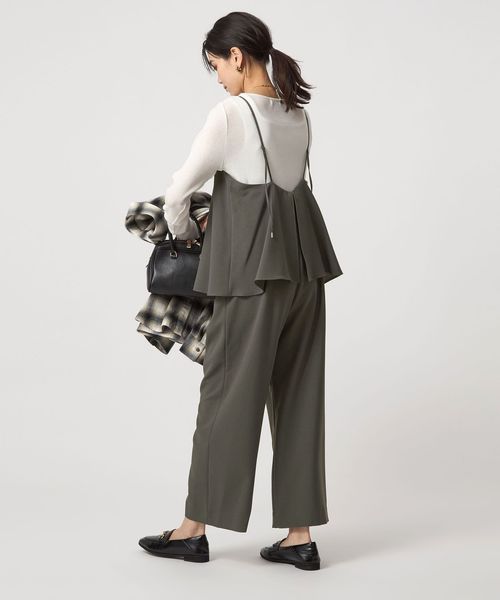 size SHORT/TALLあり］レイヤード オールインワン マシン
