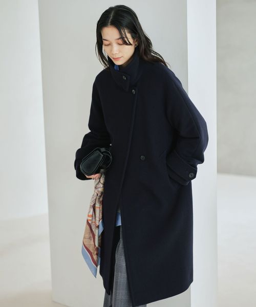 green label relaxing/［size SHORT/TALLあり］SENTDALE WOOL スタンドカラー ロング コート/その他コート / ブルゾン
