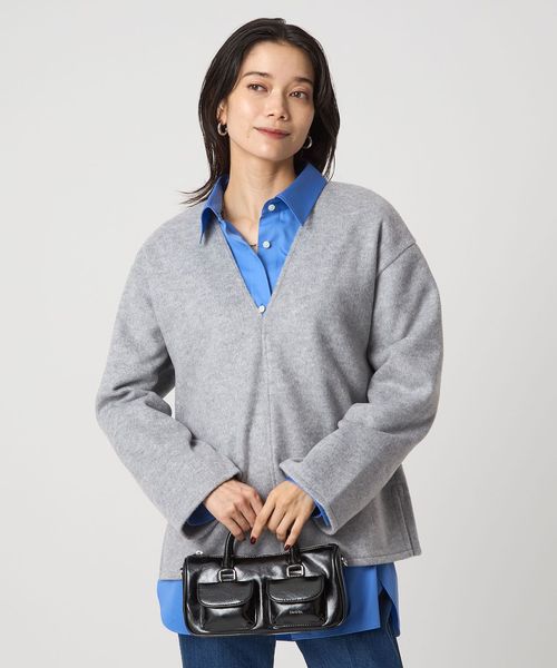 green label relaxing/シャギー Vネック プルオーバー/Tシャツ / カットソー