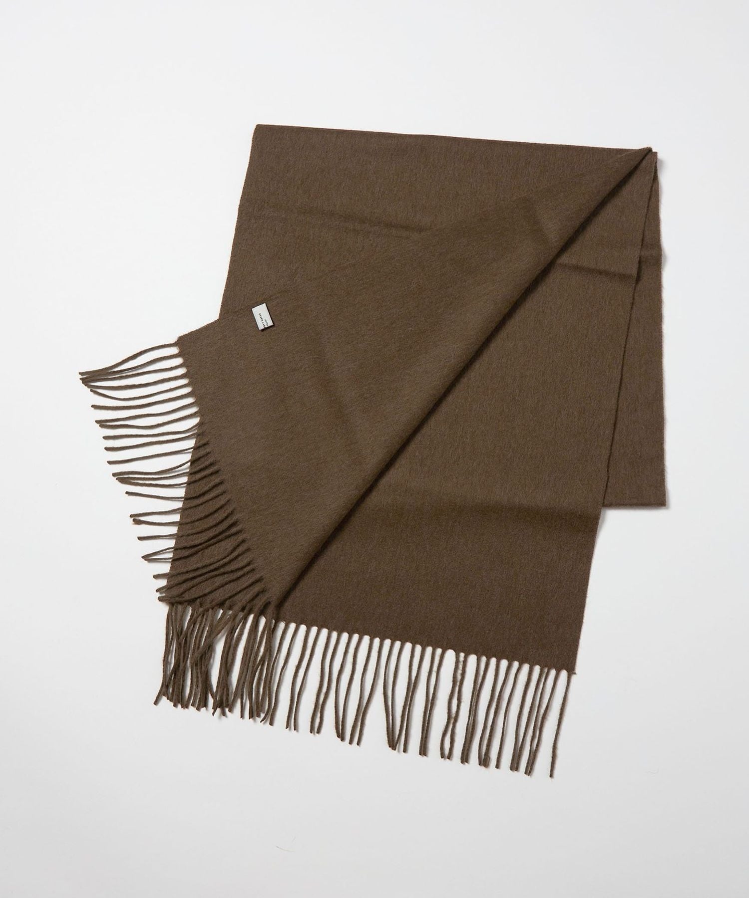 【未使用】UNITED ARROWS ウールマフラー ナチュラル スコットランド 未使用】UNITED ARROWS ウールマフラー ナチュラル