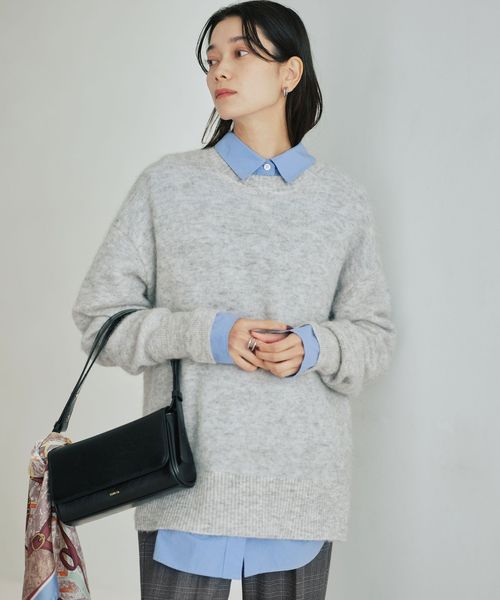 green label relaxing/アルパカブレンド クルーネック プルオーバー ニット/ニット / セーター