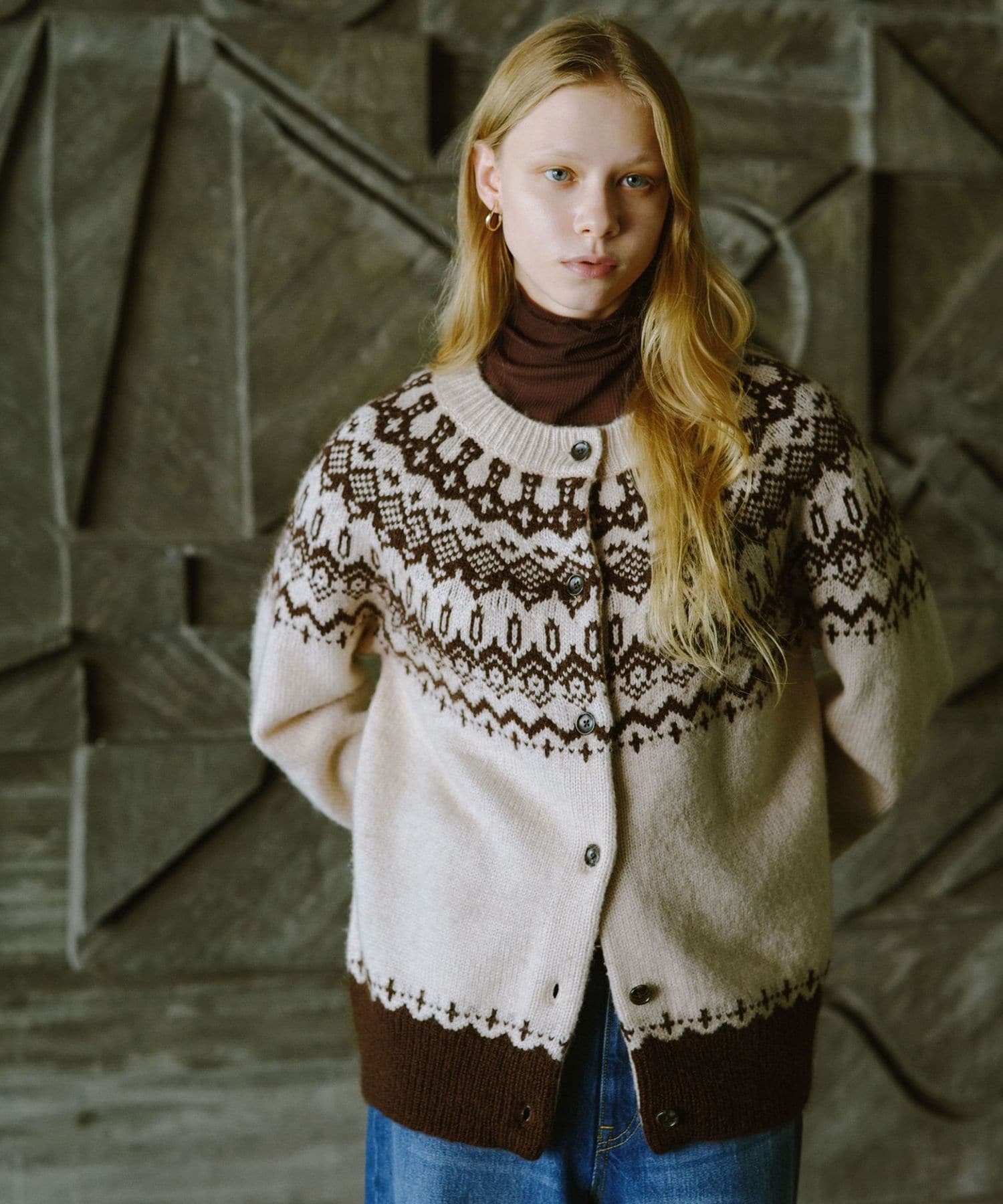 【コロポロさん専用】HOLIDAY ノルディック ショール カーディガン コロポロさん専用】HOLIDAY ノルディック ショール カーディガン