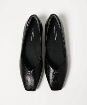 green label relaxing/スクエアトゥ メタルチップ フラットシューズ/フラットシューズ