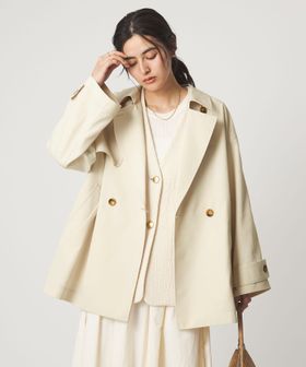 green label relaxing/［size SHORTあり］ミドル トレンチ コート 撥水/トレンチコート