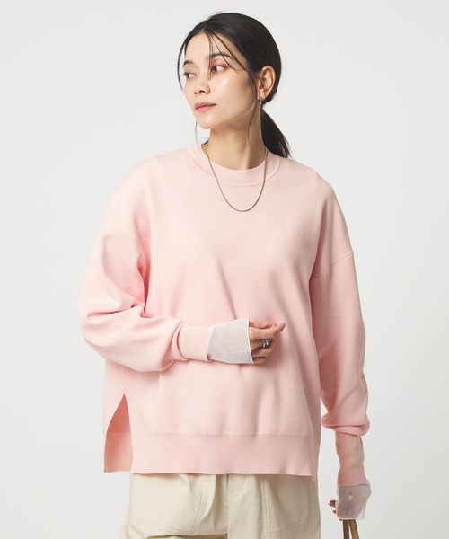 green label relaxing/パフニット プルオーバー ウォッシャブル/ニット / セーター