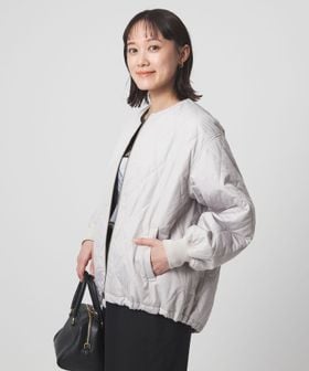 green label relaxing/ダイヤ キルティング ブルゾン 撥水/中綿 / キルティングジャケット