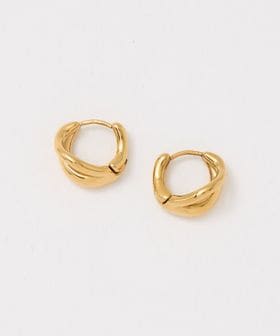 green label relaxing/ダブルライン フープクリップ ピアス/ピアス（両耳用）
