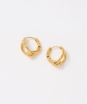 green label relaxing/ドロップ フープピアス/ピアス（両耳用）