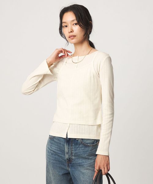 Healthknit/【別注】＜Healthknit＞レイヤード プルオーバーカットソー/Tシャツ / カットソー